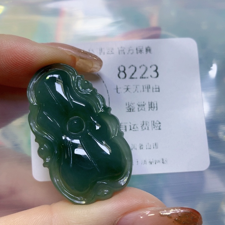 翡翠颈饰未镶嵌翡翠