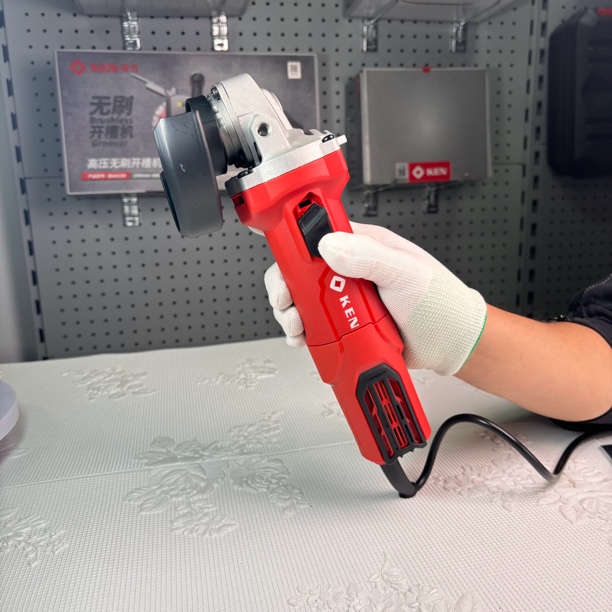 锐奇角磨机9810大功率手磨机切割机石材角向磨光机