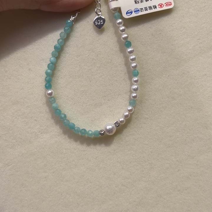 淡水珍珠手绳合金