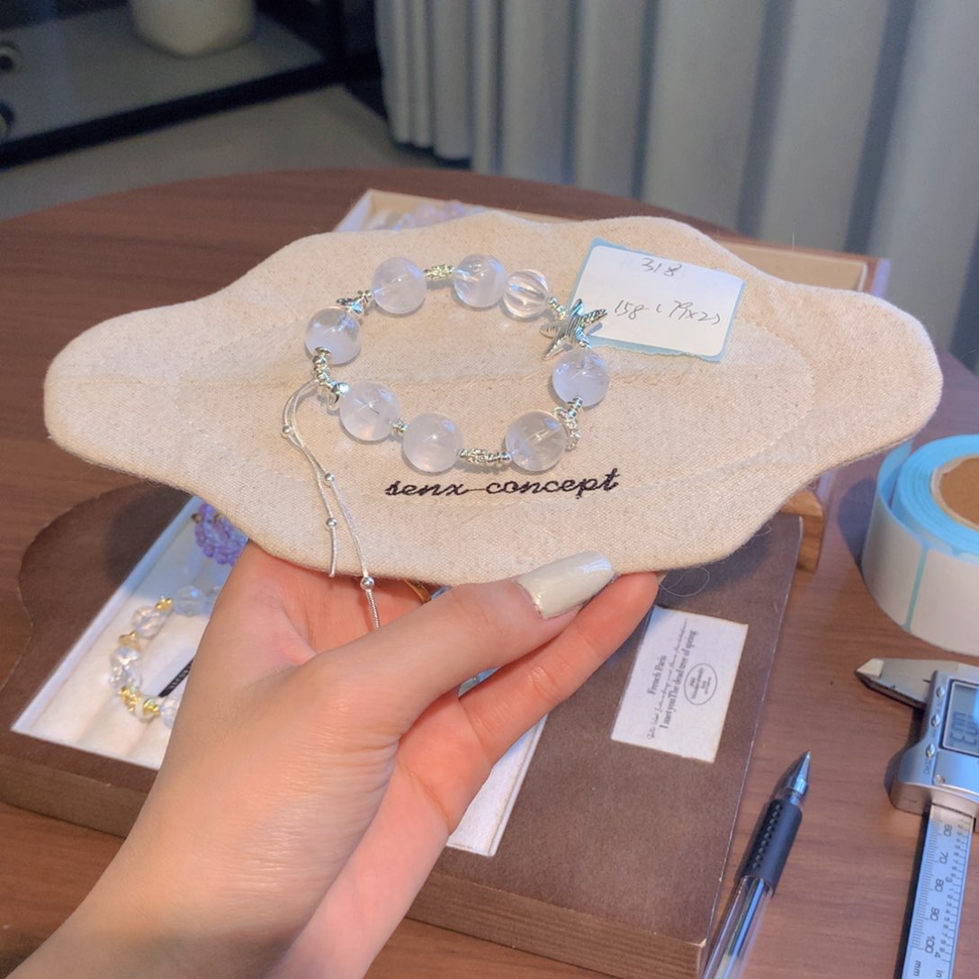 未镶嵌手串水晶小***麻318号