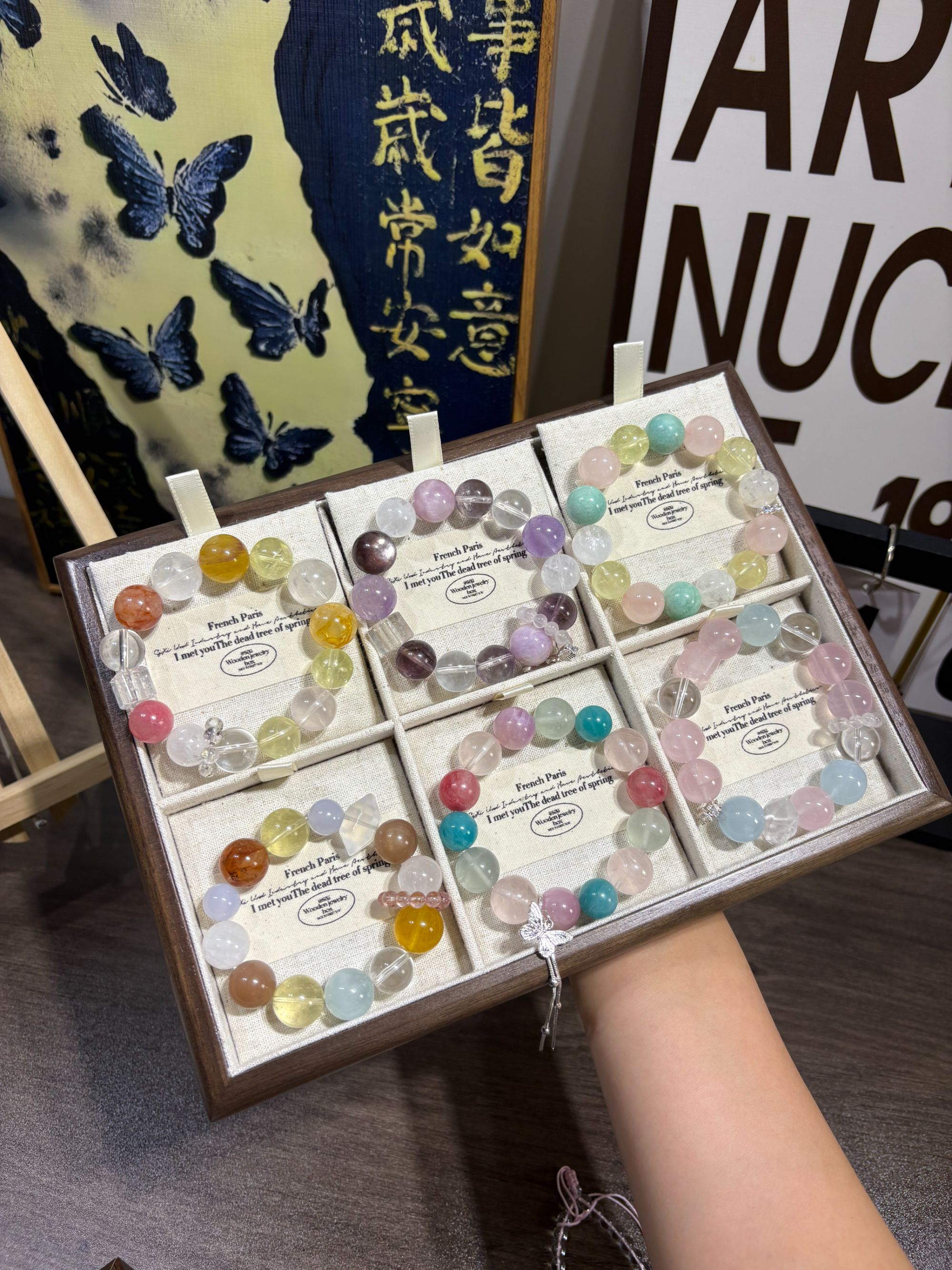 【直播链接 一物一拍】天然水晶原创DIY多宝设计手串