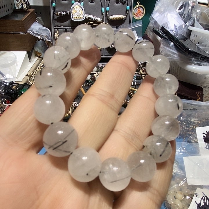 发晶手链未镶嵌104号