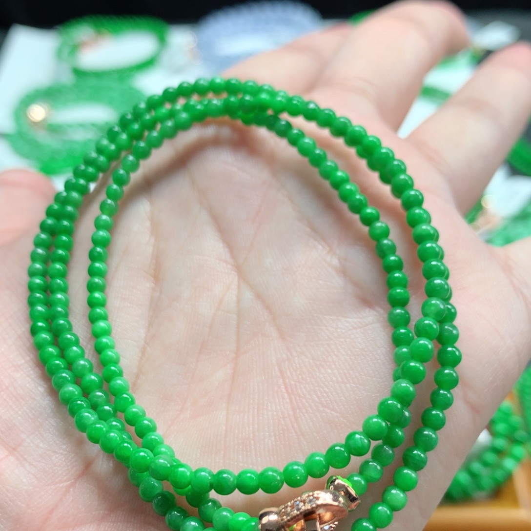 翡翠未镶嵌手链翡翠