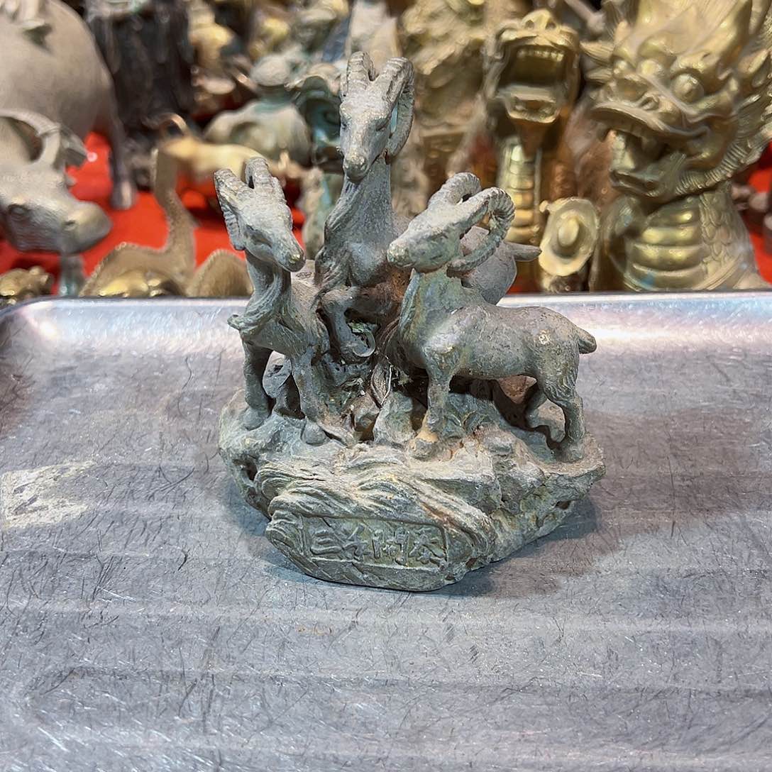 黄铜材质文房摆件