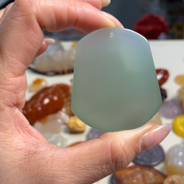 玛瑙/玉髓未镶嵌吊坠(不含链)