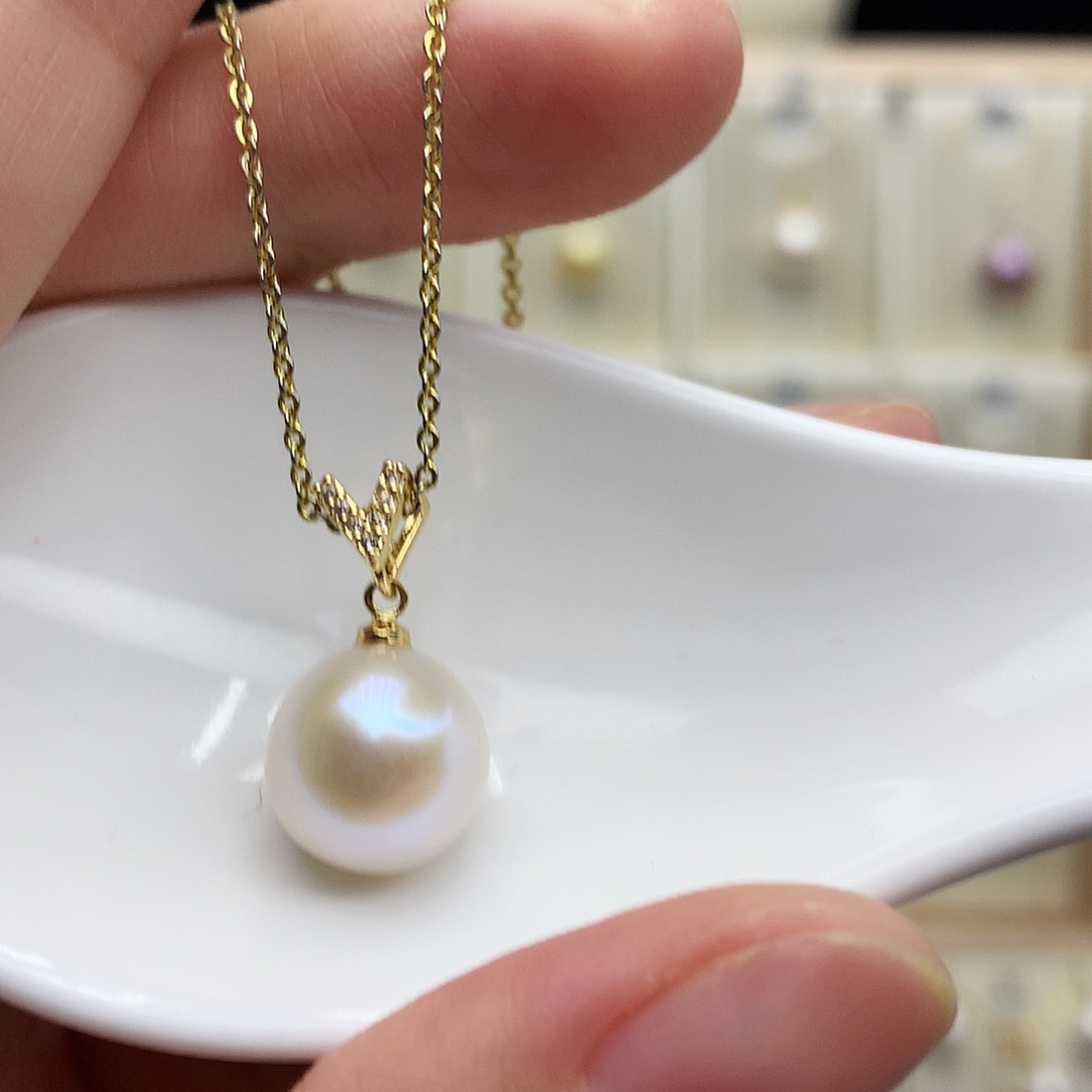 吊坠(赠链)合金淡水珍珠
