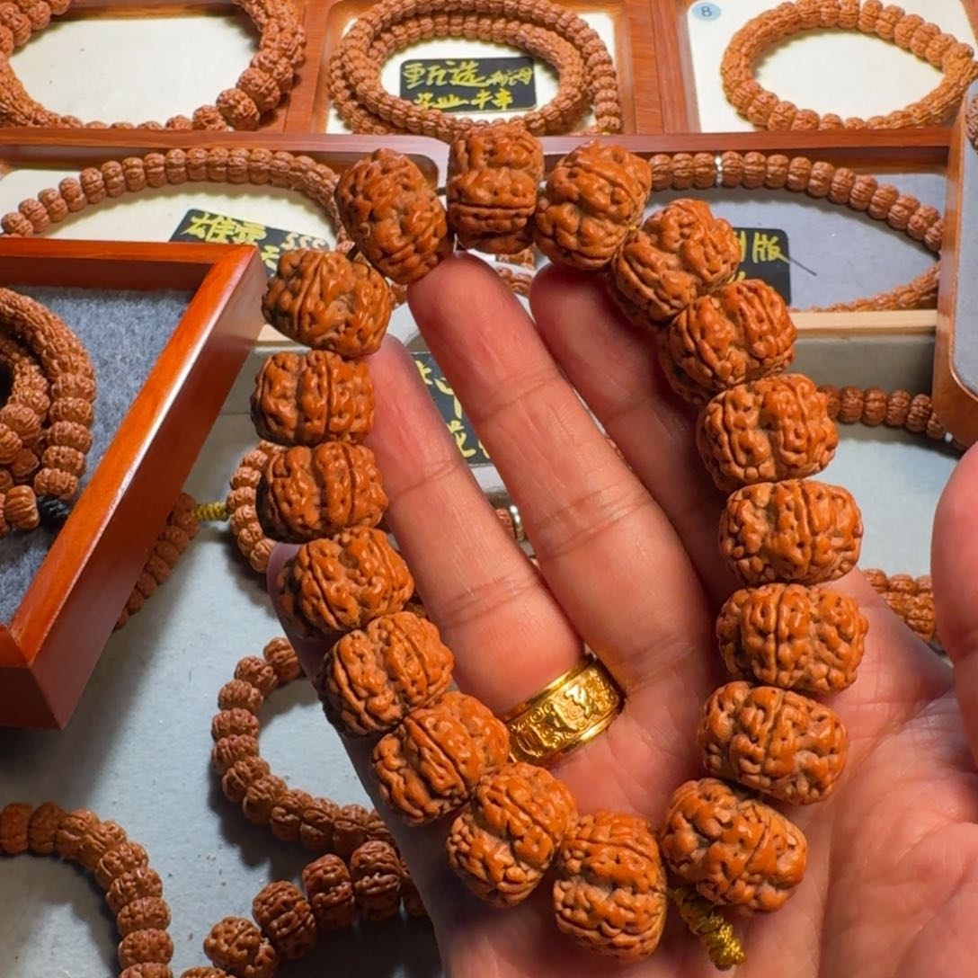 金刚菩提手串C***5帝王龙方墩梅花