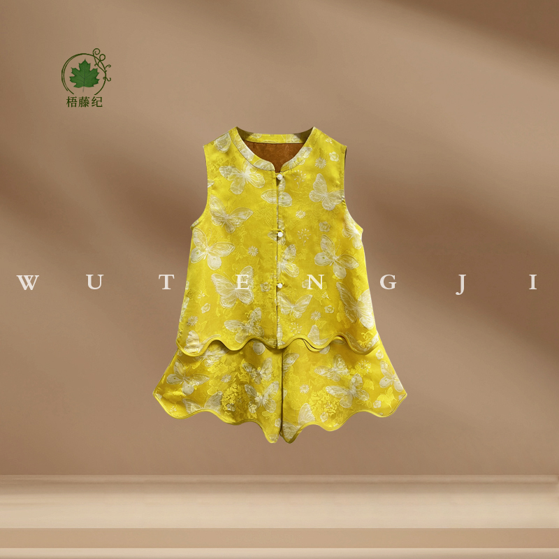 现货【观雨】【100木薯丝25姆米花萝】2025夏季新款国风女童25XT717