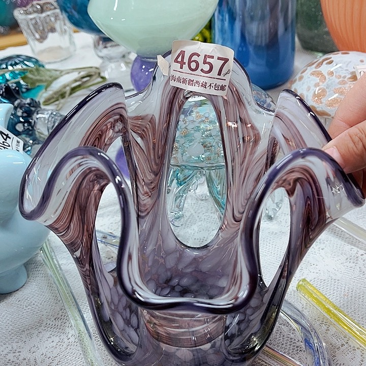 琉璃4657 家悦美居琉璃花瓶摆件