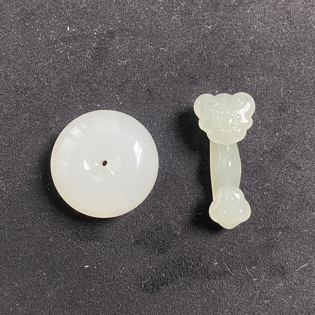 天然和田玉青海料吊坠挂件