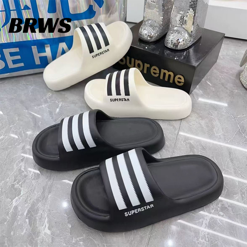 经典三道杆厚底拖鞋男女款夏季运动休闲ins韩版外穿情侣一字拖鞋