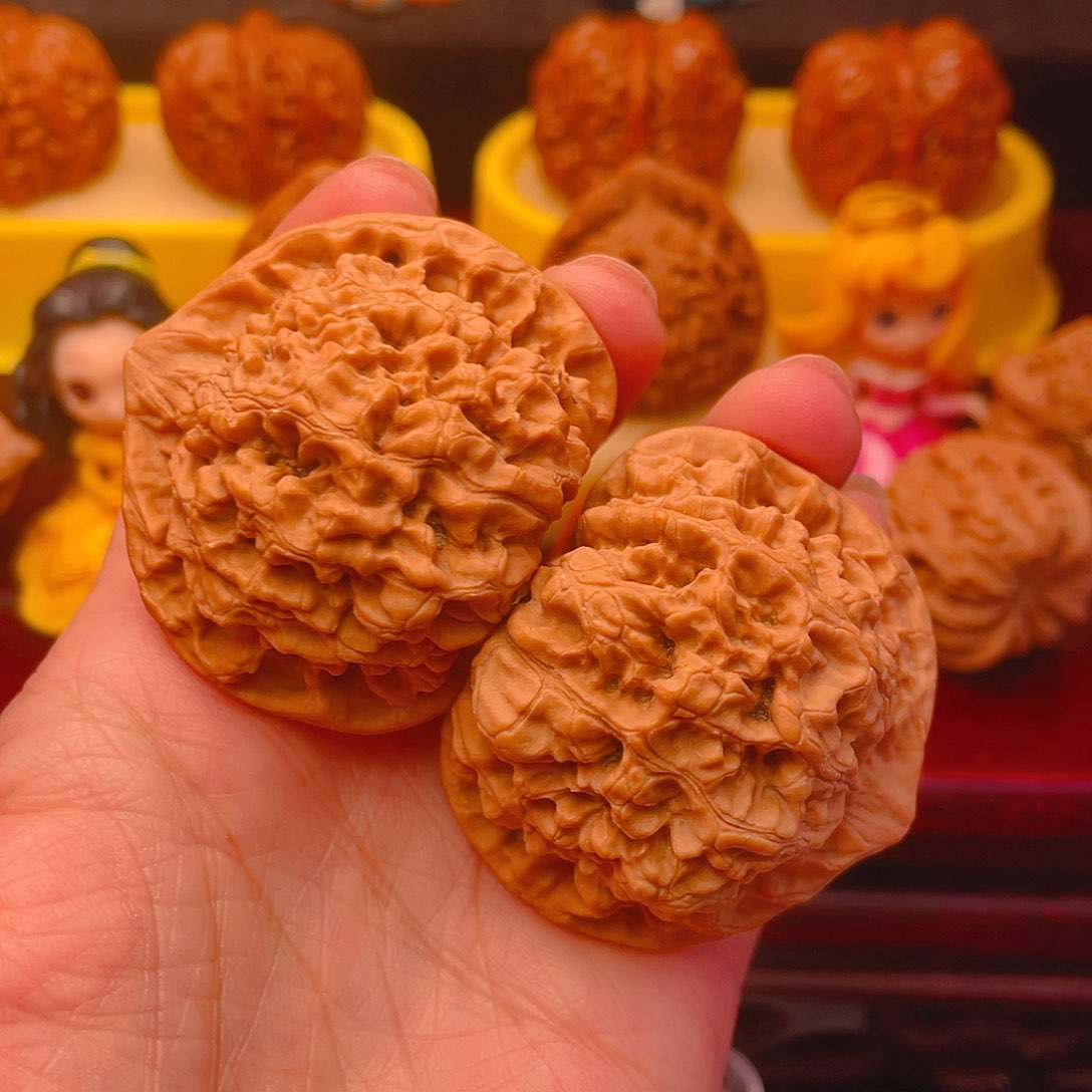 文玩核桃吊坠流***猫46全品大官帽