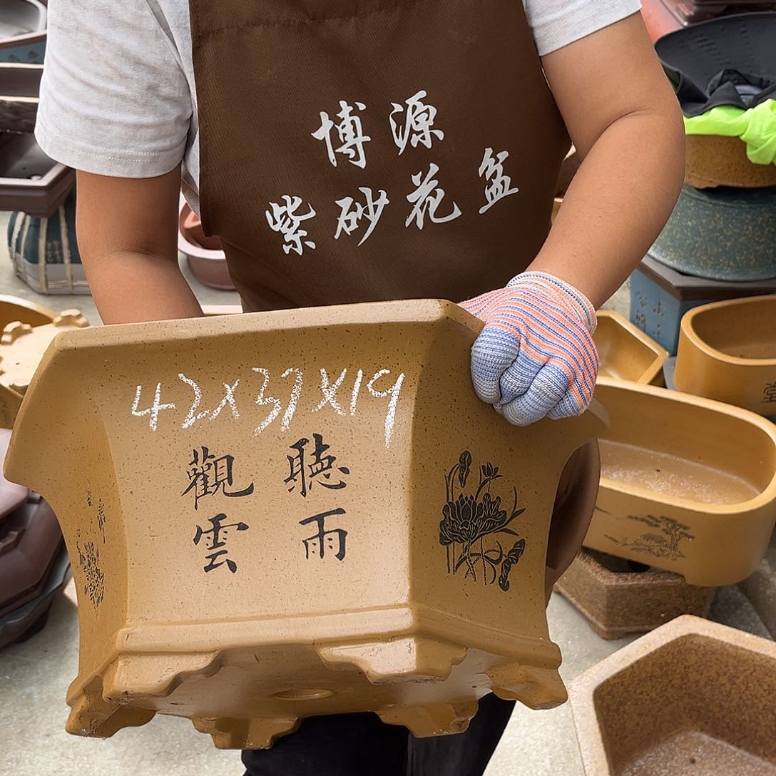 紫砂花盆盆景艺术