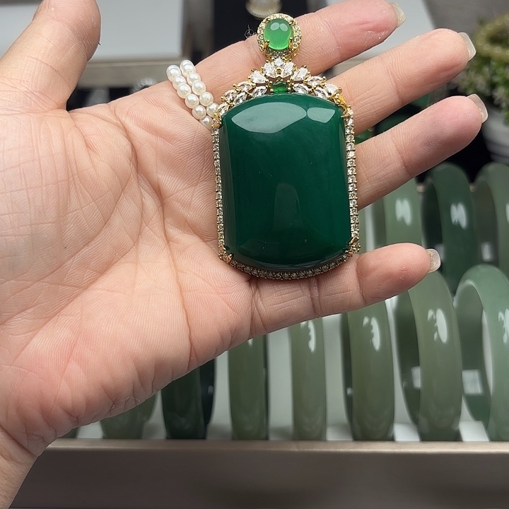 玛瑙/玉髓银S925镶嵌颈饰