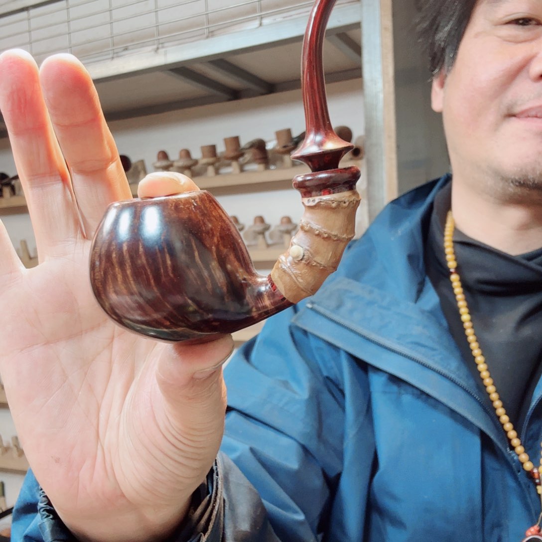 我****已焦耀烟斗一竹节