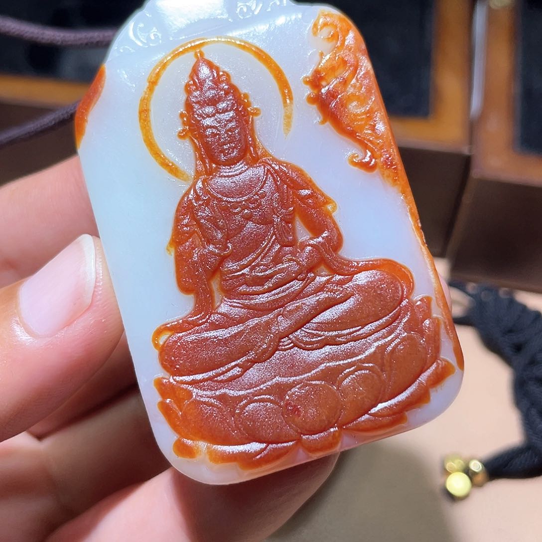 和田玉颈饰未镶嵌A7 