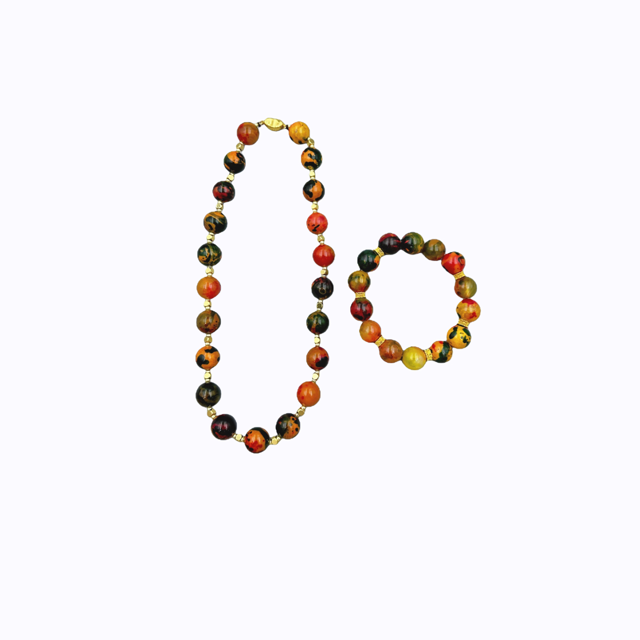 慈姑石玛瑙套链A28-611 C02-136赠礼盒（多样性发其一)