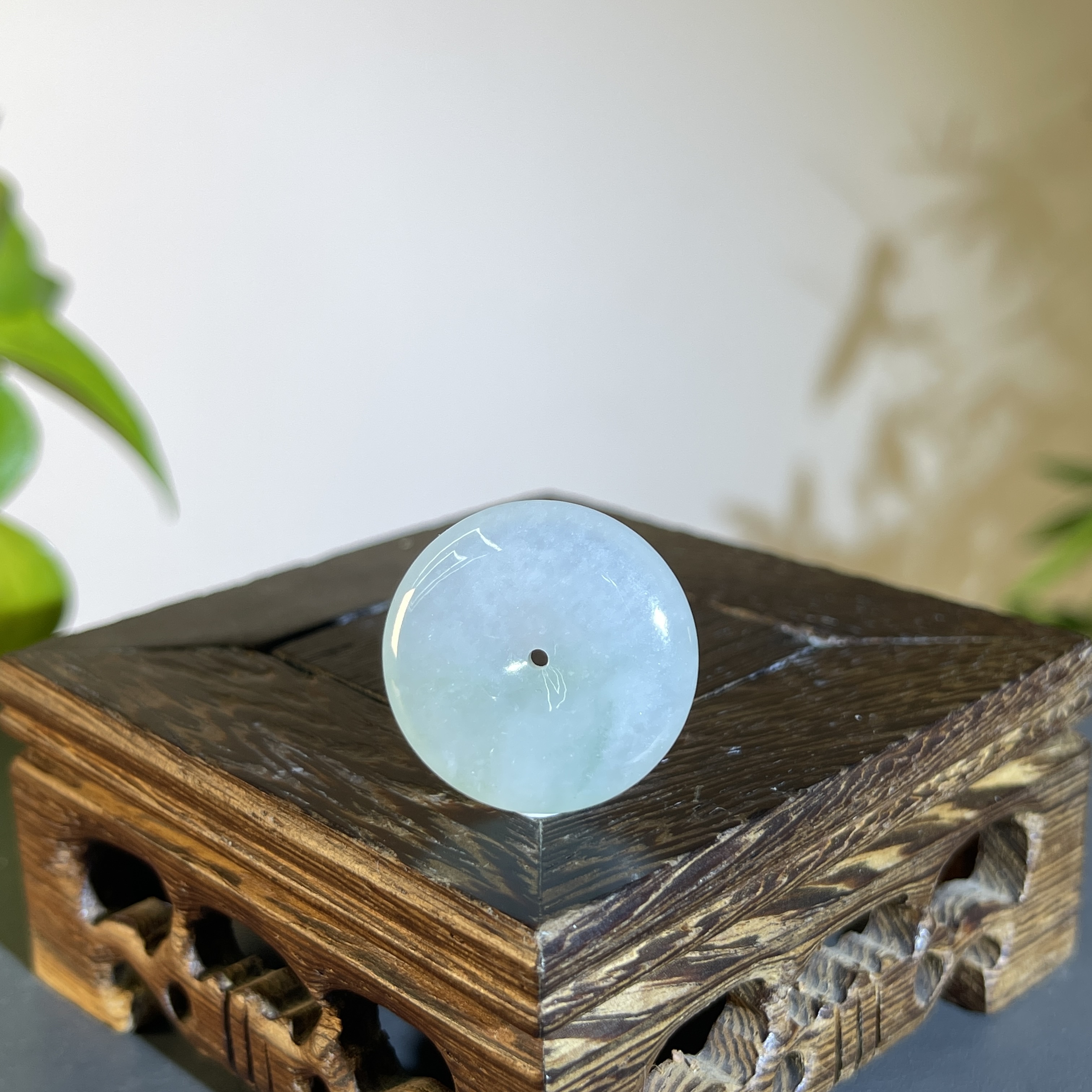 JCW23-22 天然翡翠缅甸A货 平安扣