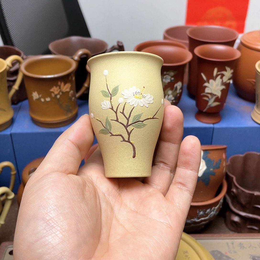 紫砂茶杯紫砂主人杯60cc