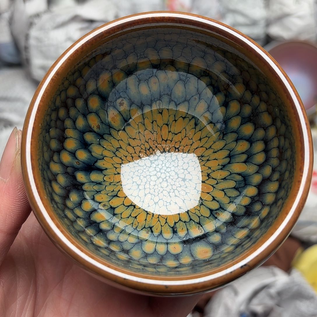 茶盏微瑕建盏主人杯一只