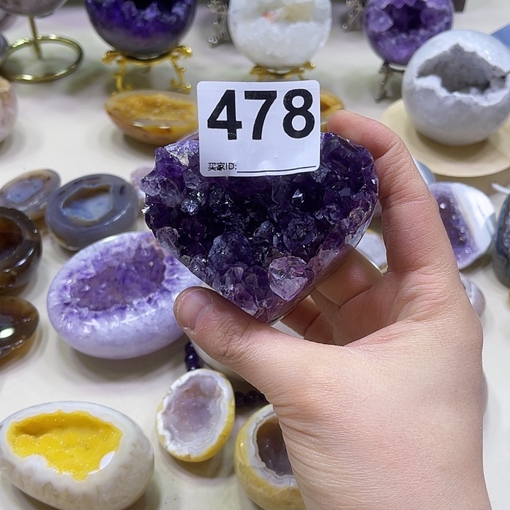 紫晶摆件未镶嵌摆件478