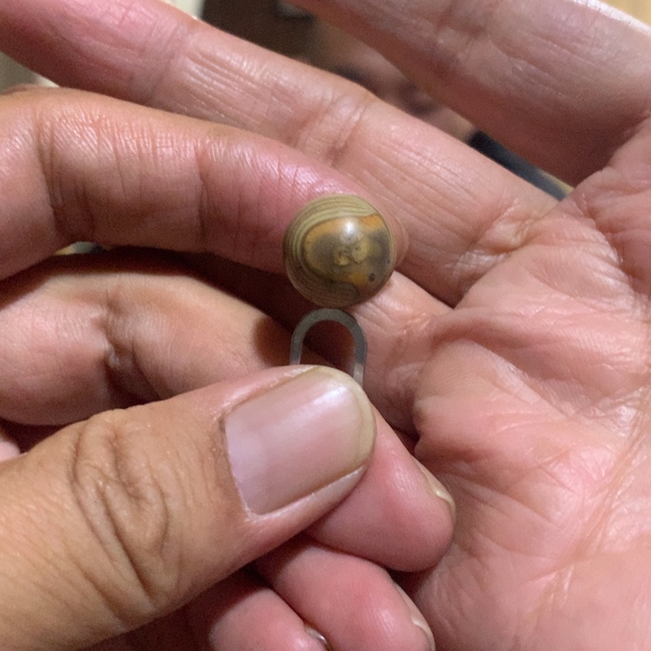 未镶嵌石英质玉珠宝半成品太行山菩芯珠