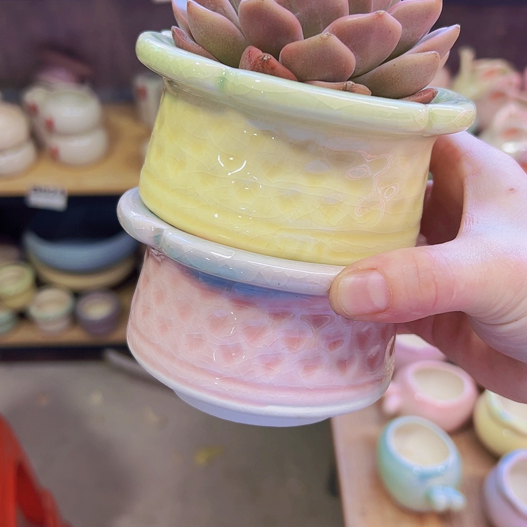 陶瓷花盆当场凑满12包邮