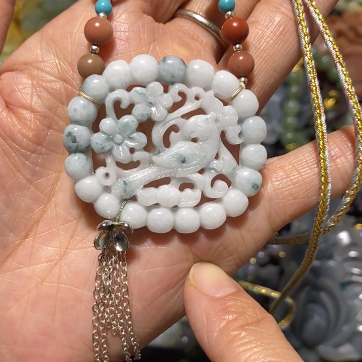 岫玉岫玉吊坠未镶嵌