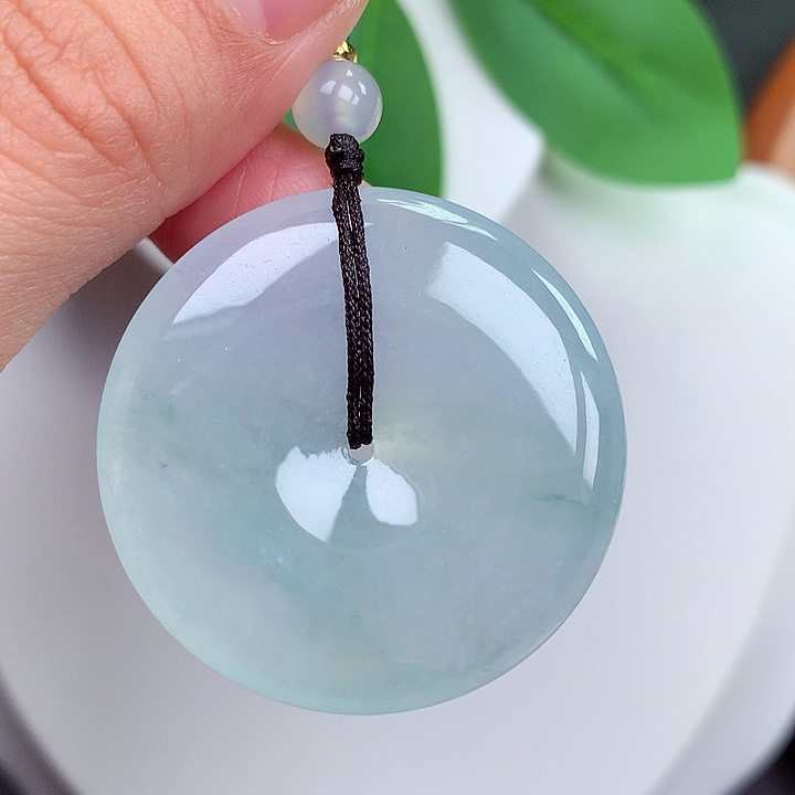 颈饰未镶嵌翡翠平安扣35.5x5.5mm
