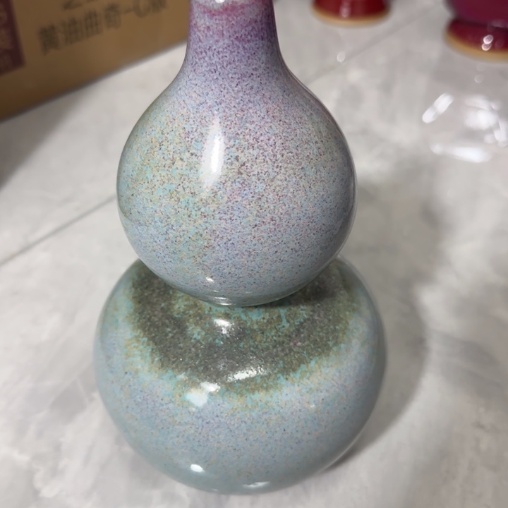 摆件陶郑家钧窑摆件