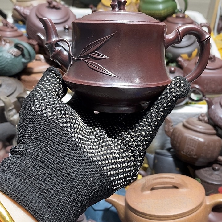 紫砂茶壶微瑕微笑