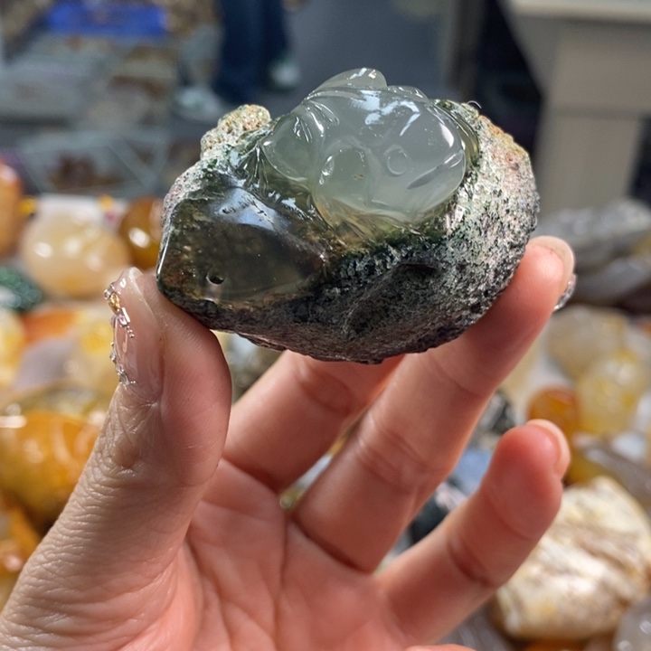 玛瑙/玉髓吊坠(不含链)未镶嵌