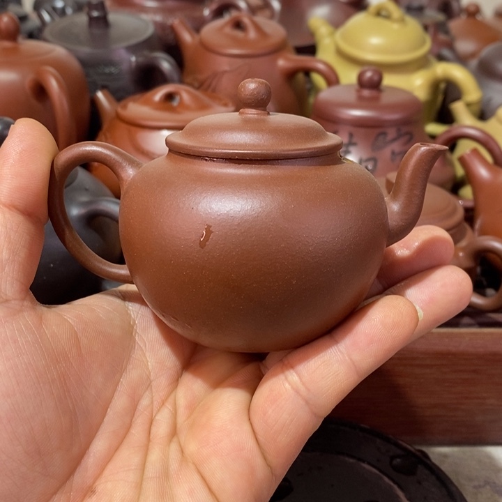 紫砂茶壶小**羽精工制作