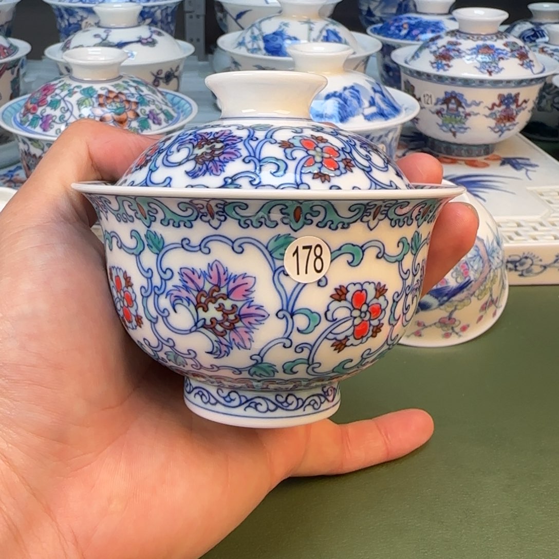 彦祖纯手工手绘茶具178