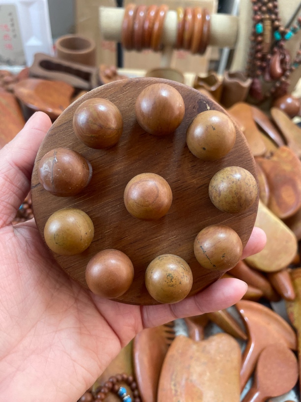 泗水砭石按摩揉腹仪刮背仪