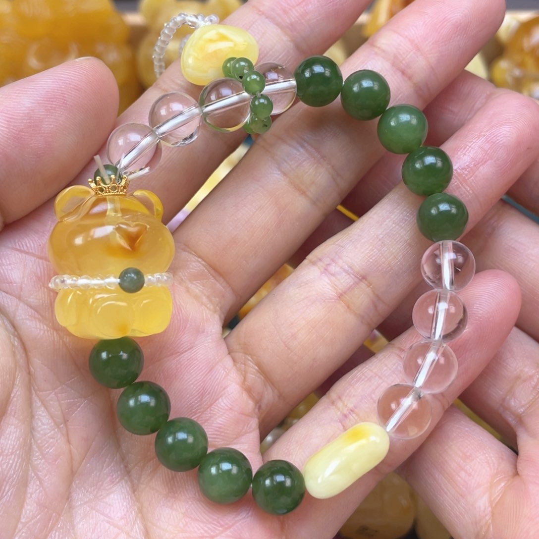 未镶嵌琥珀裸石蜜蜡