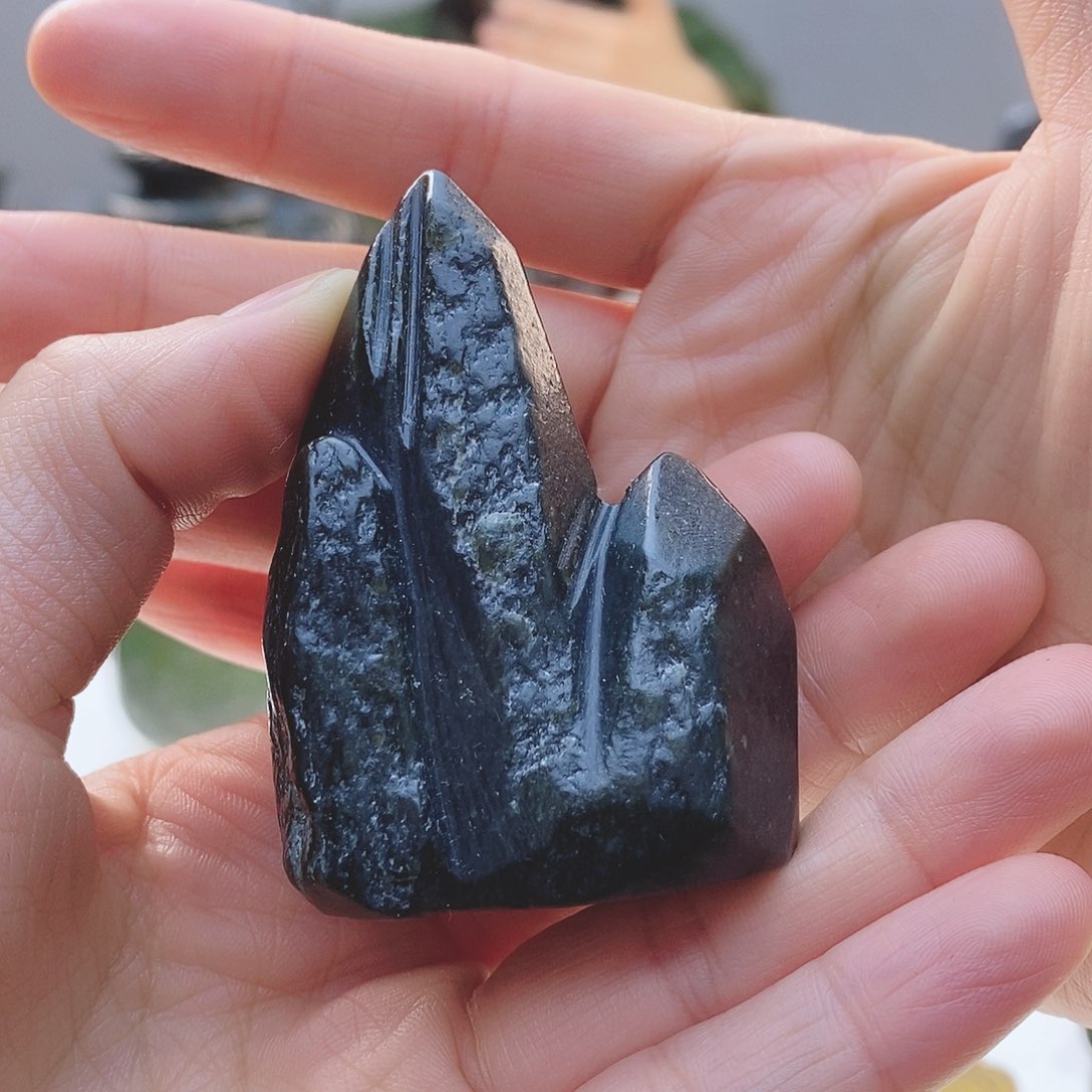 和田玉（青玉）把件未镶嵌