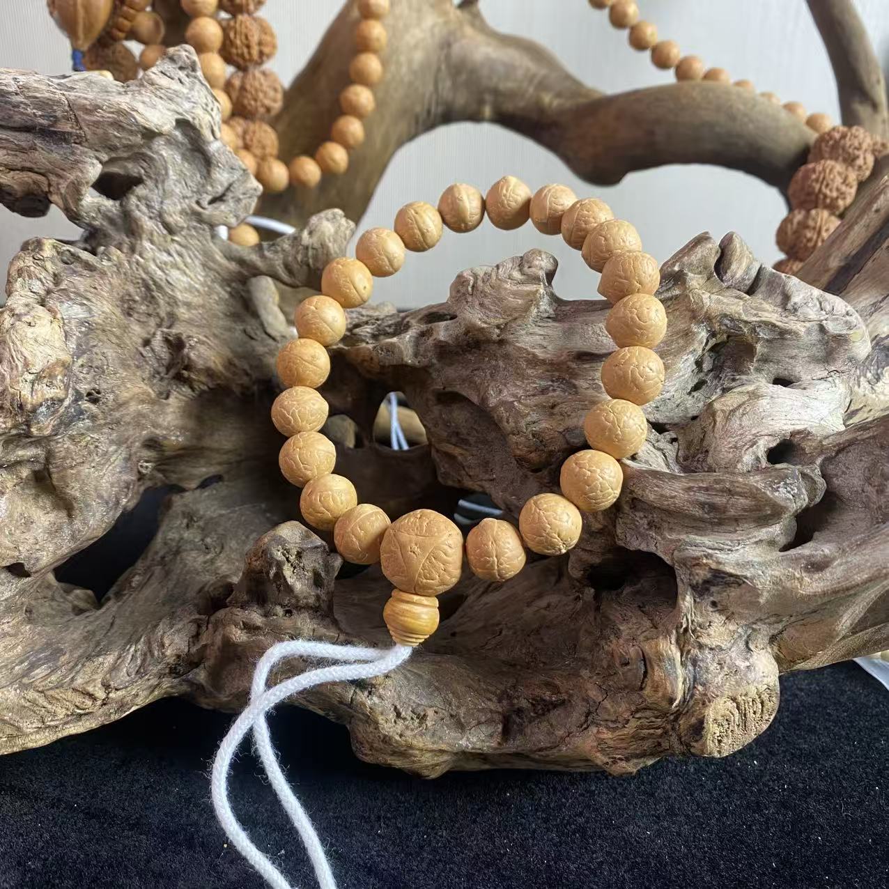 2025年新籽12mm尼泊尔凤眼菩提手串念珠（同树）