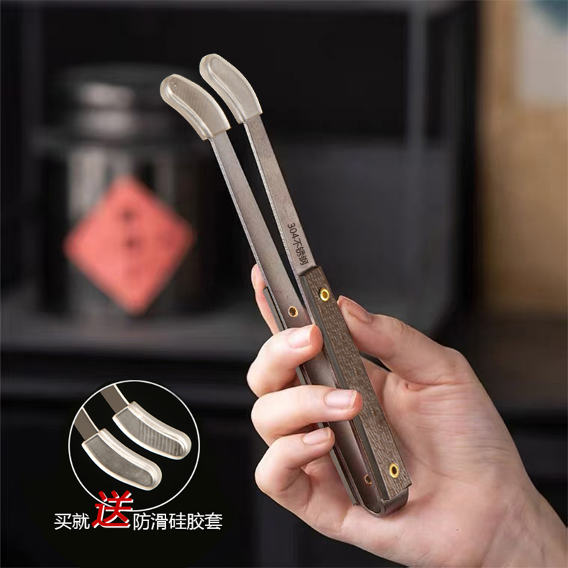 高档多功能家用网红神器纯手工便携式小巧茶具不锈钢茶夹当代高档