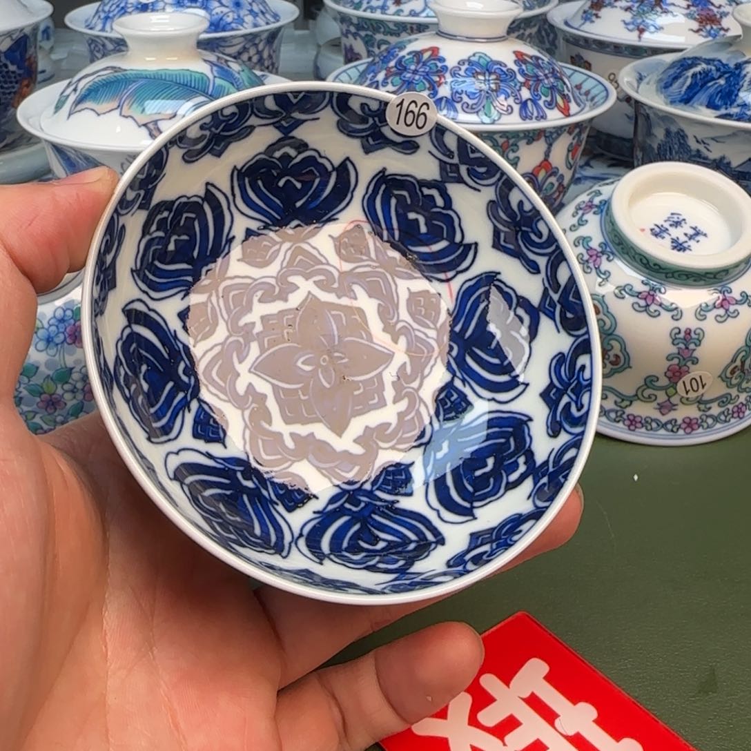 彦祖纯手工手绘茶具166