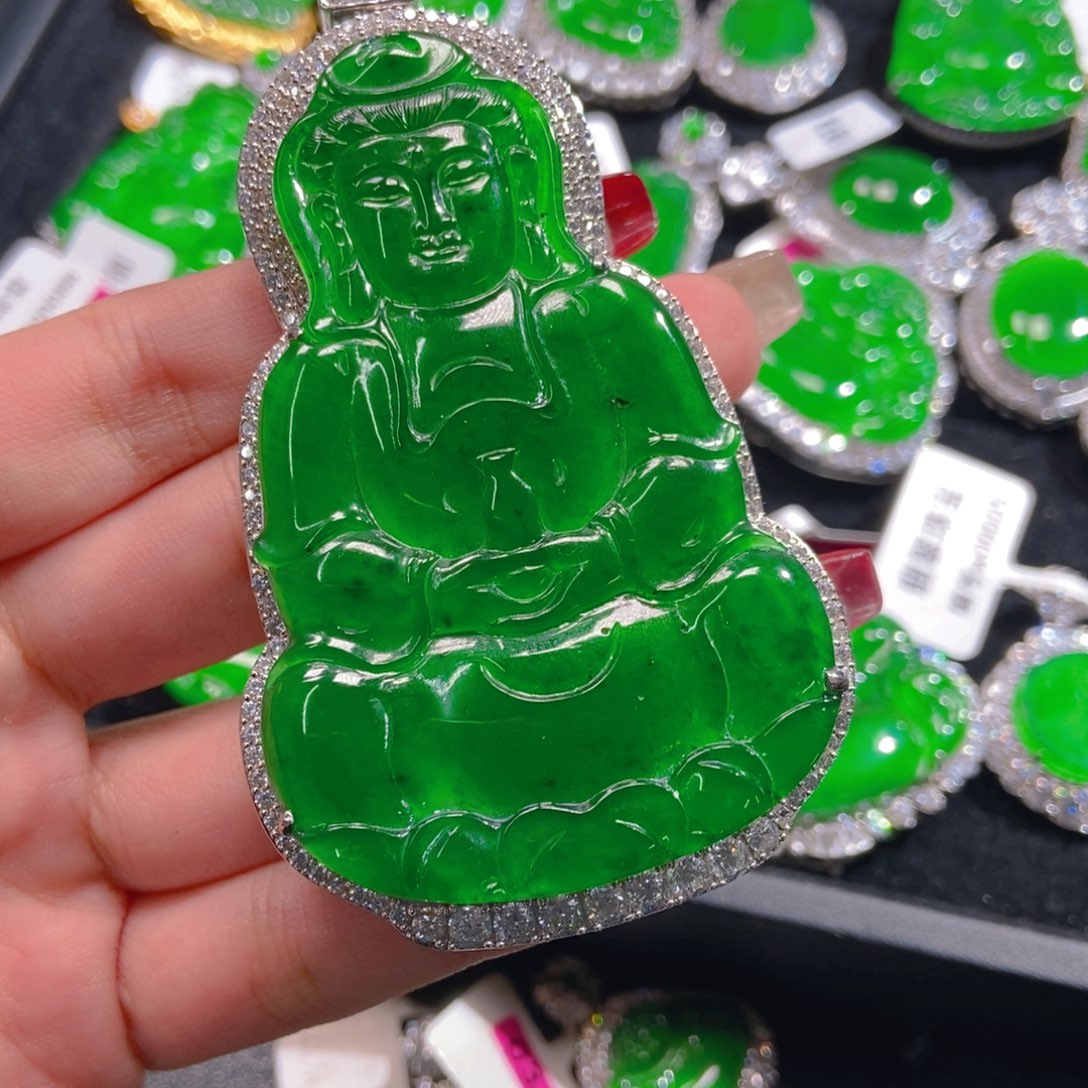 翡翠吊坠(不含链)未镶嵌