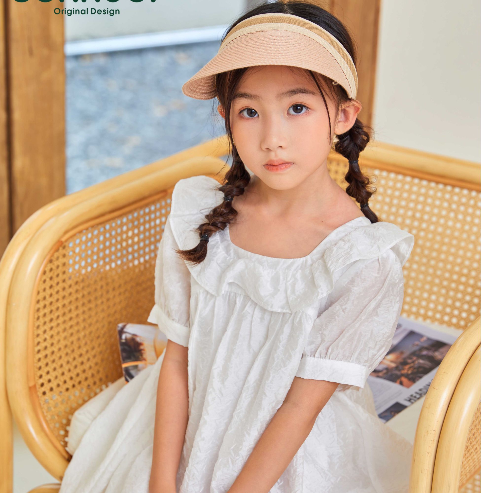 【森虎儿】女童短袖夏季连衣裙4223012217