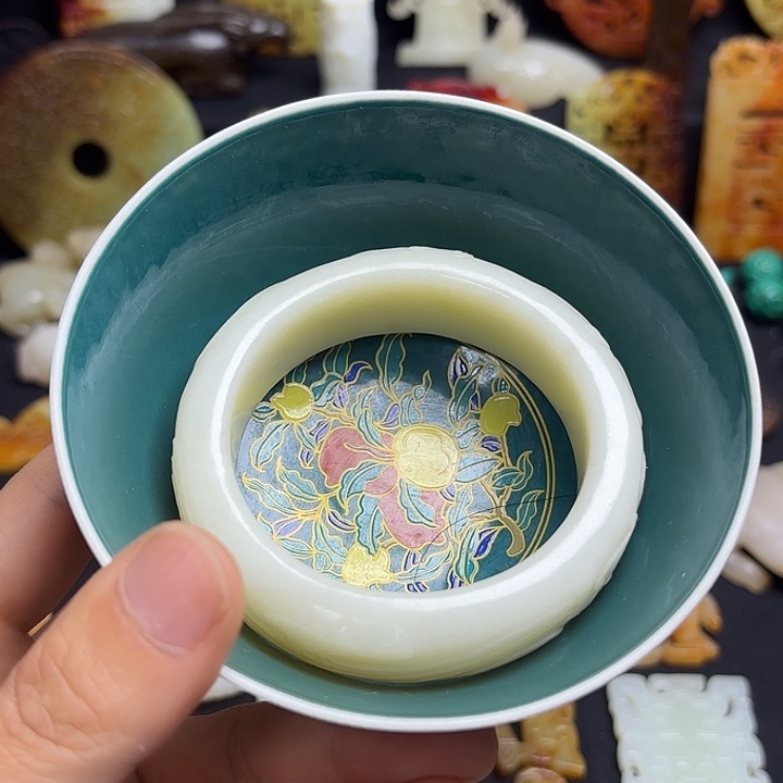 千***鹰瓷片精美摆件挂件