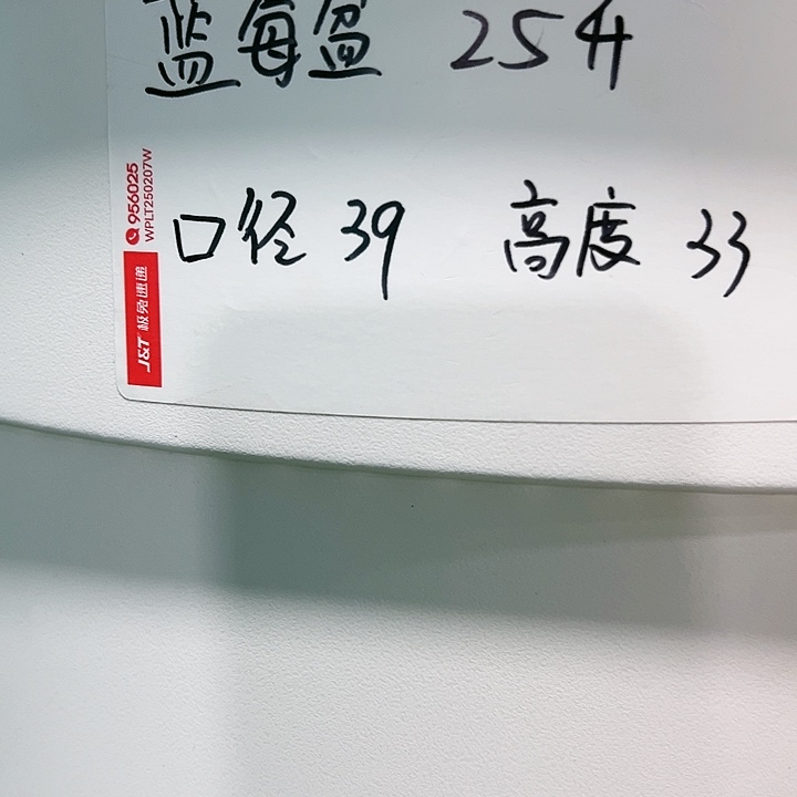 正品蓝莓盆口39高33白色3个无托