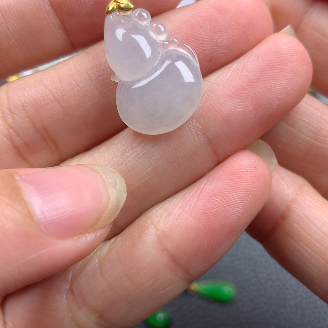 【闪购商品】翡翠18K金镶嵌颈饰翡翠