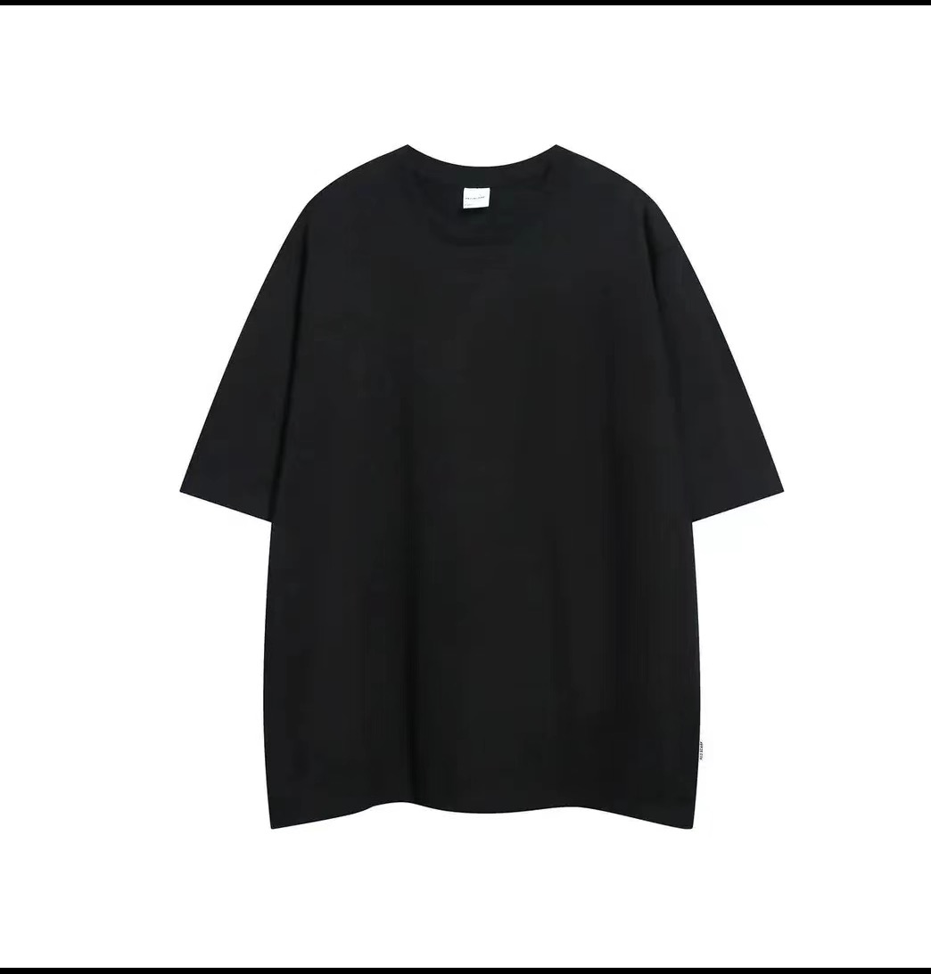 小白家发泡大印花两色短袖