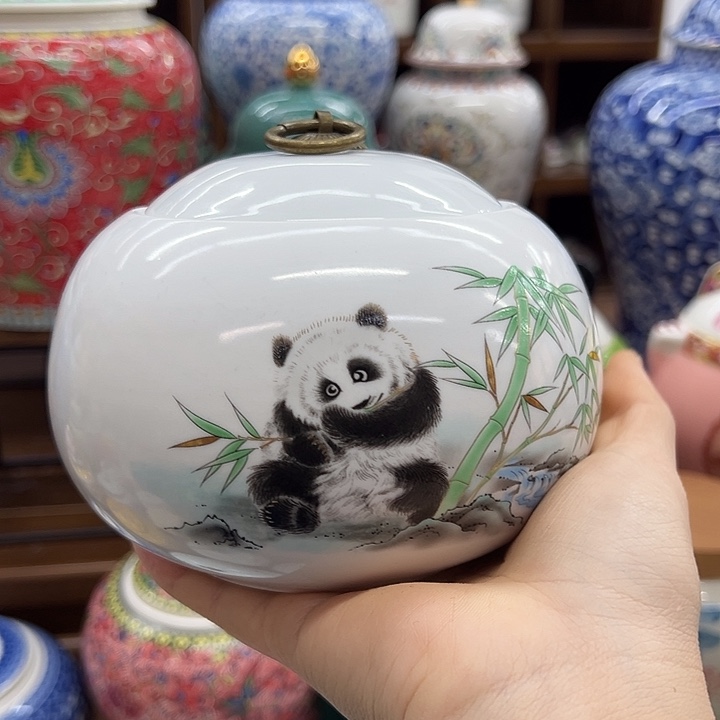 瓷片茶叶罐茶叶罐