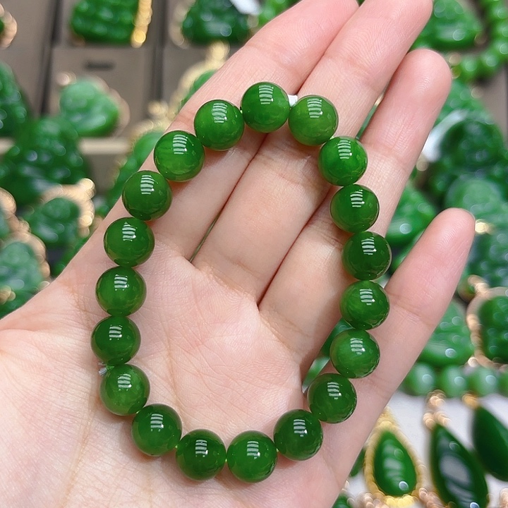 和田玉（碧玉）手串未镶嵌