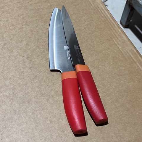 微瑕，不锈钢slr多用刀，水果刀红