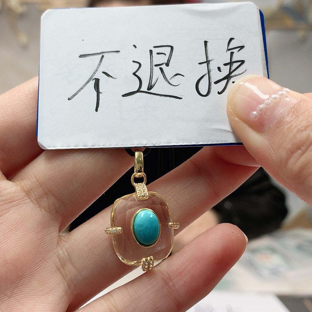 未镶嵌绿松石珠宝奇石